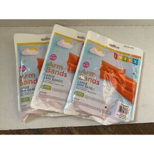 Intex Large Swimming Arm Bands Orange Ages 6-12 New
